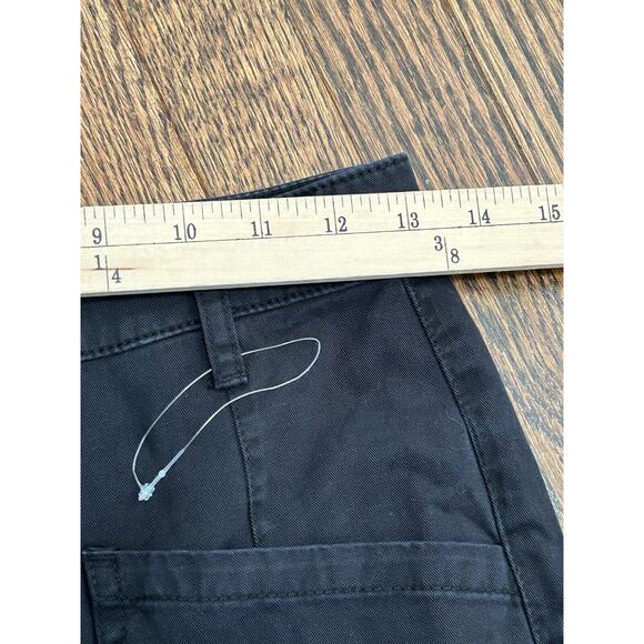 Pistola Womens Black Dark Wash Button Fly Straight Leg Denim Ankle Jeans Size 26 - Picture 5 of 5